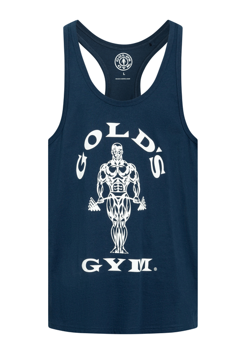 Golds Gym Muscle Joe Stringer Navy XXL