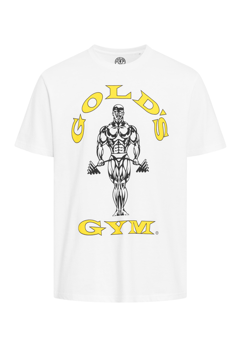 Golds Gym Sport T-Shirt Muscle Joe White S