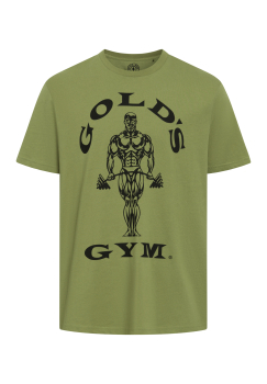 Golds Gym Muscle Joe Sport T-Shirt Olivgrün L