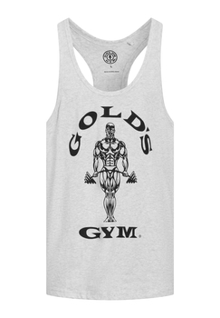 Golds Gym Muscle Joe Stringer Light Grey Melange