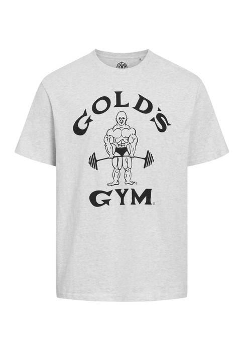 Golds Gym Classic Joe Sport T-Shirt Light Grey Melange S