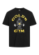 Golds Gym Classic Joe Crew Neck Tee Sport T-Shirt Black