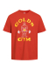 Golds Gym Classic Joe Sport Crew Neck Tee T-Shirt Red