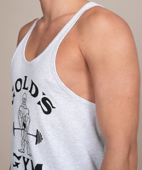 Golds Gym Classic Joe Stringer Light Grey Melange XL