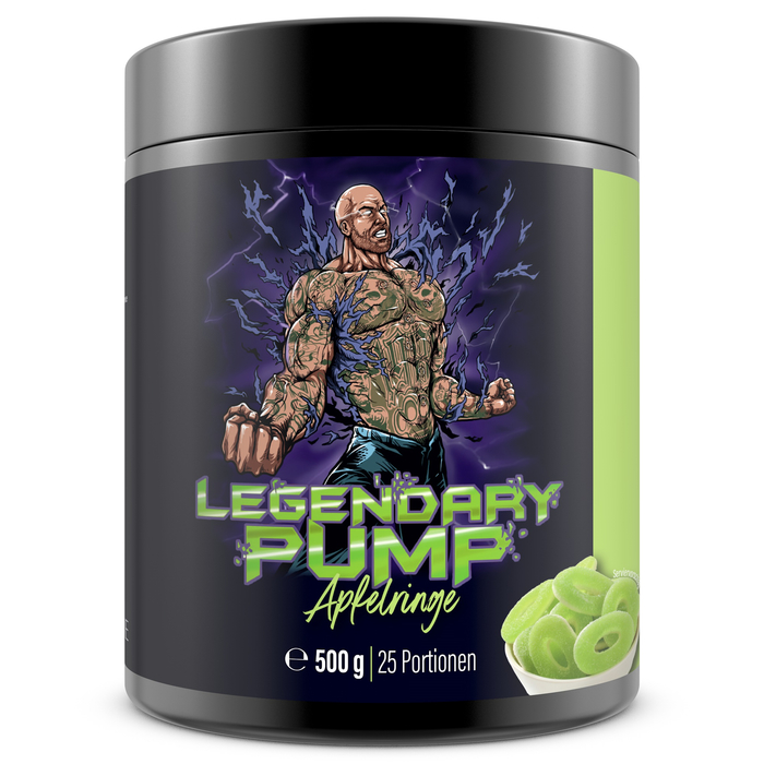 Gym King Legendary Pump Booster 500g Pulver Dose Apfelringe