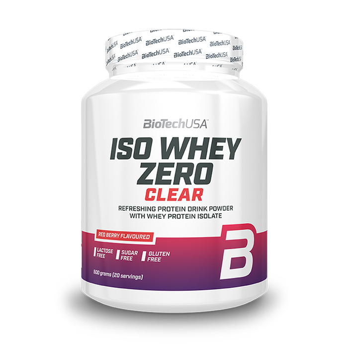 Biotech USA Iso Whey Zero Clear Protein laktosefrei 500g Dose