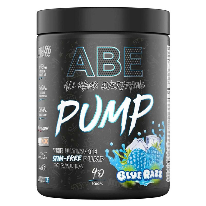 Applied Nutrition A.B.E. PUMP Pre-Workout ABE Pulver 500g Dose Blue Razz