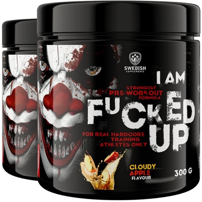 Swedish Supplements I Am Fucked Up Joker Booster 300g Pulver Dose Sour Cola