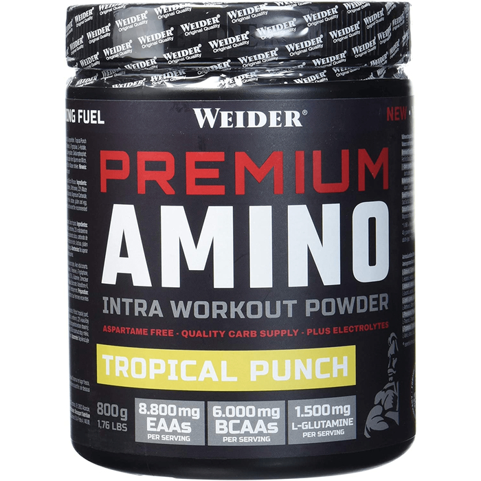 Weider Premium Amino Intra Workout Powder 800g Dose Tropical Punch