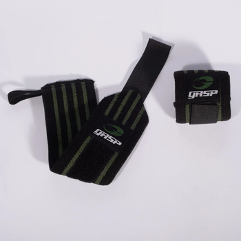 GASP Hardcore Wrist Wraps Handgelenkbandagen Black-Green