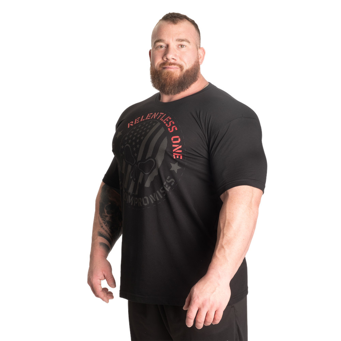 GASP Relentless One T-Shirt Black-Red L