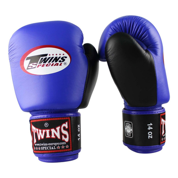 Twins BGVL 3 Retro Blue-Black Boxing Gloves