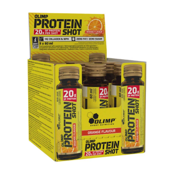 OLIMP Protein Shot 9 x 60ml Glasampulle  Orange