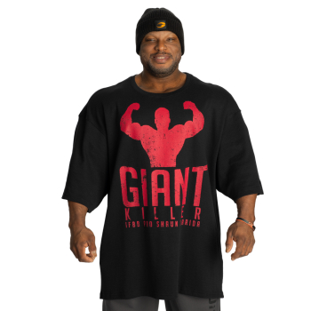 GASP Giant Killer Iron Tee Asphalt-Red